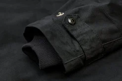 Manifattura Ceccarelli Herren-Parkajacke Schwarz New