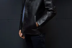 Hack Lederware Herren-Pferdelederjacke Pull-up Hot