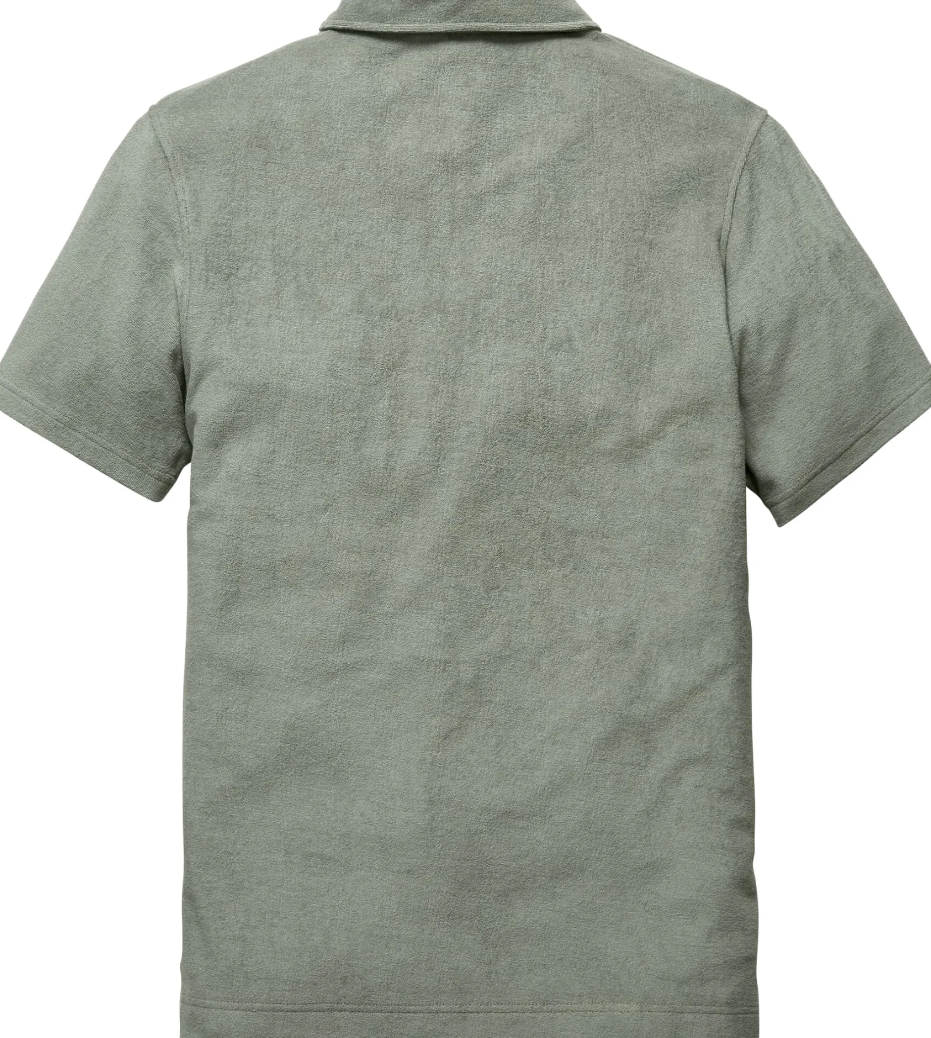 Seldom Herren-Poloshirt Frottee Grün New