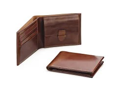 Kreis Ledermanufaktur Herrenportemonnaie Cordovan Münzfach Best