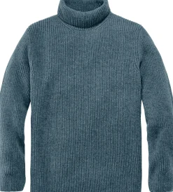 Maglificio GRP Herrenpullover Melangegarn Petrol Discount