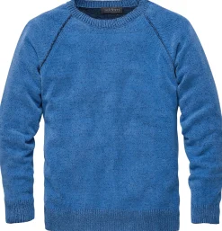 Seldom Herrenpullover Raglan Blau Sale