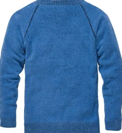 Seldom Herrenpullover Raglan Blau Sale