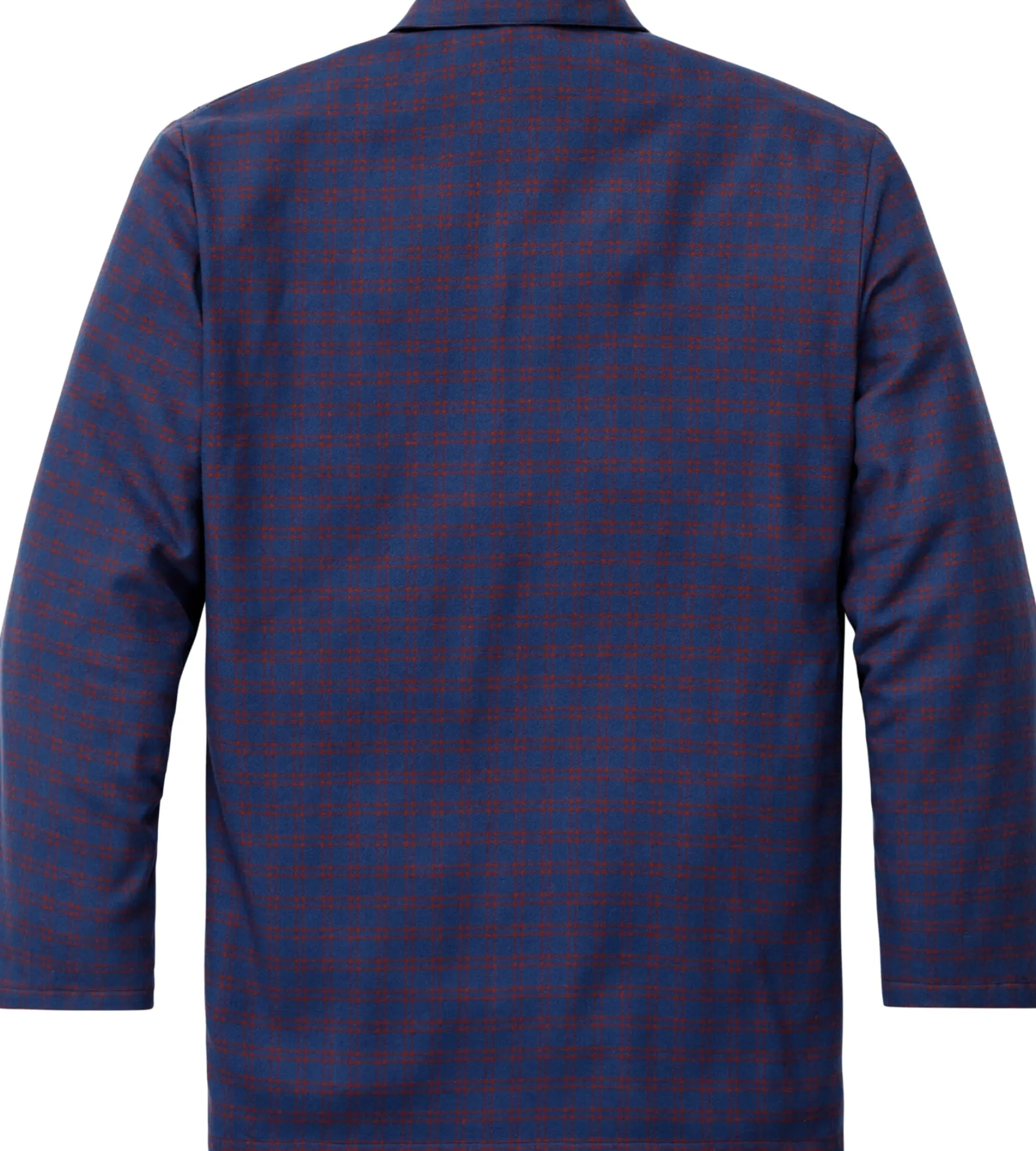 Novila Herrenpyjama Flanell gemustert Blau Best