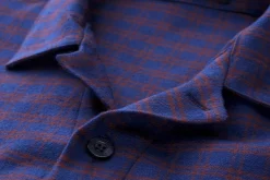 Novila Herrenpyjama Flanell gemustert Blau Best