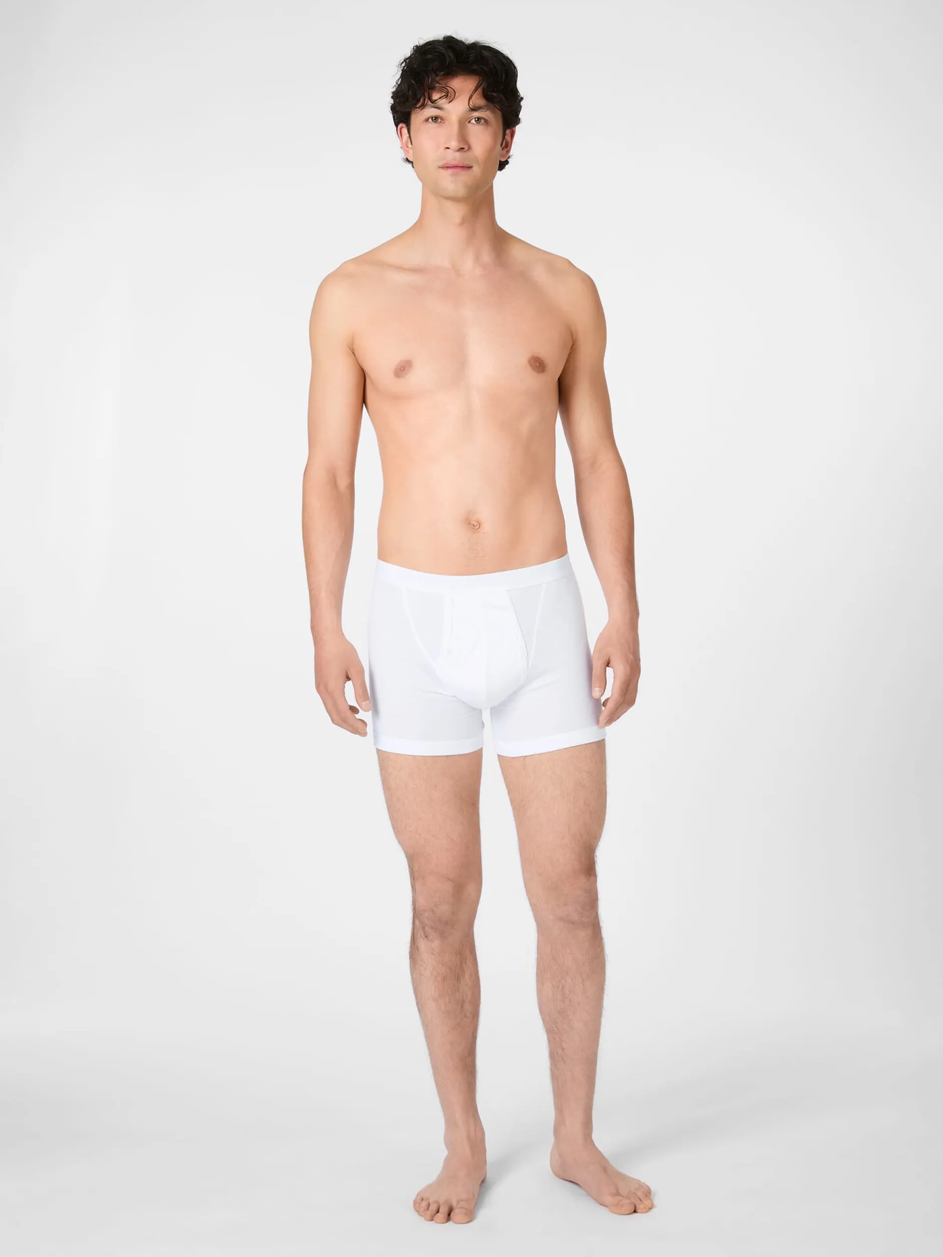 Novila Herren-Retroshorts Weiß Discount