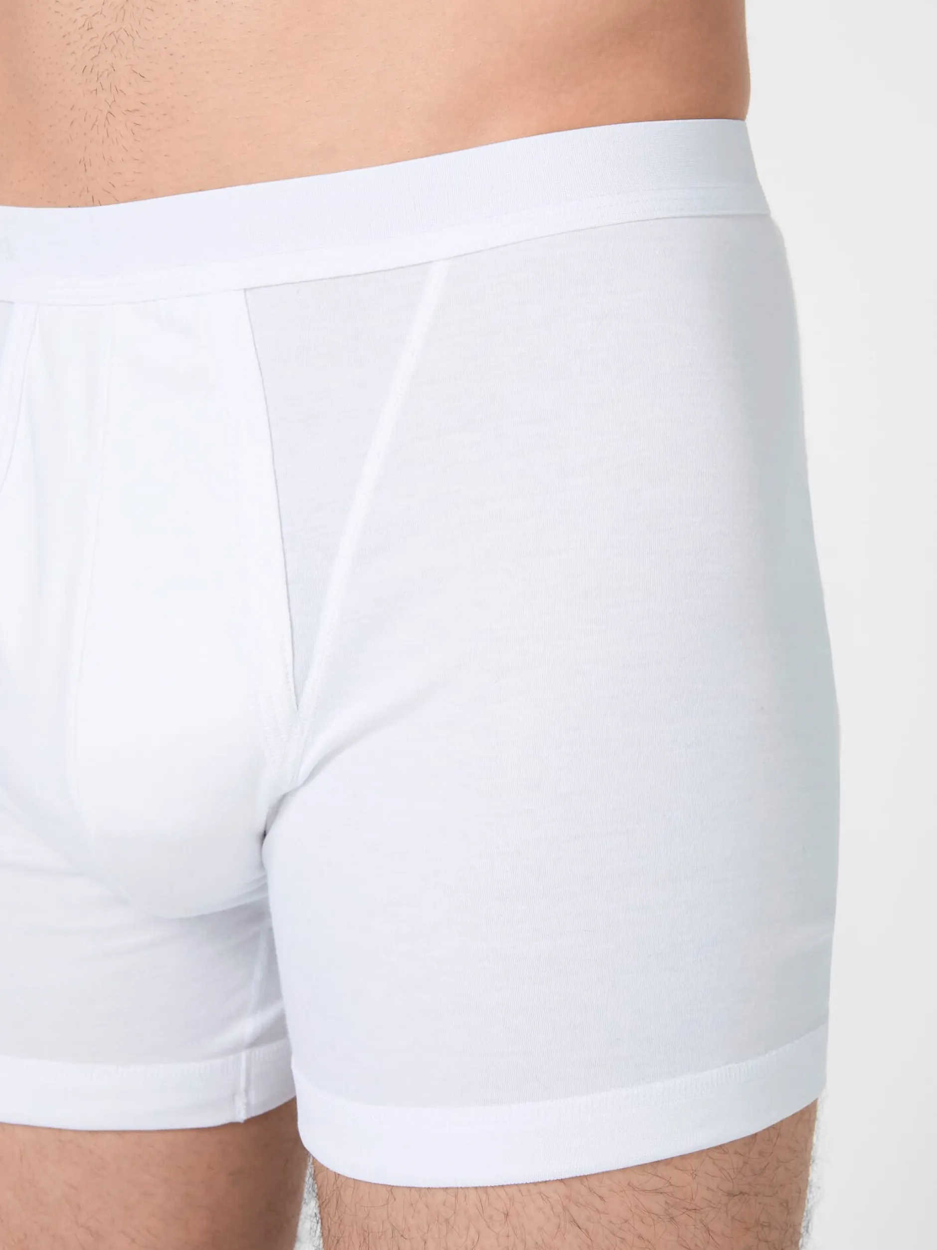 Novila Herren-Retroshorts Weiß Discount