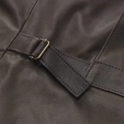 Hack Lederware Herren-Rindlederjacke Dunkelbraun Outlet