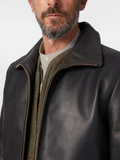 Hack Lederware Herren-Roadsterjacke Pferdeleder Clearance