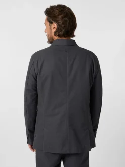 Hannes Roether Herrensakko Baumwolle Dunkelgrau Best