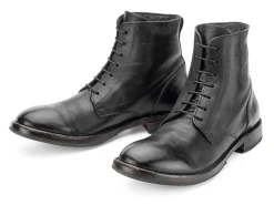 MOMA Herren-Schnürboot Schwarz