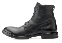 MOMA Herren-Schnürboot Schwarz