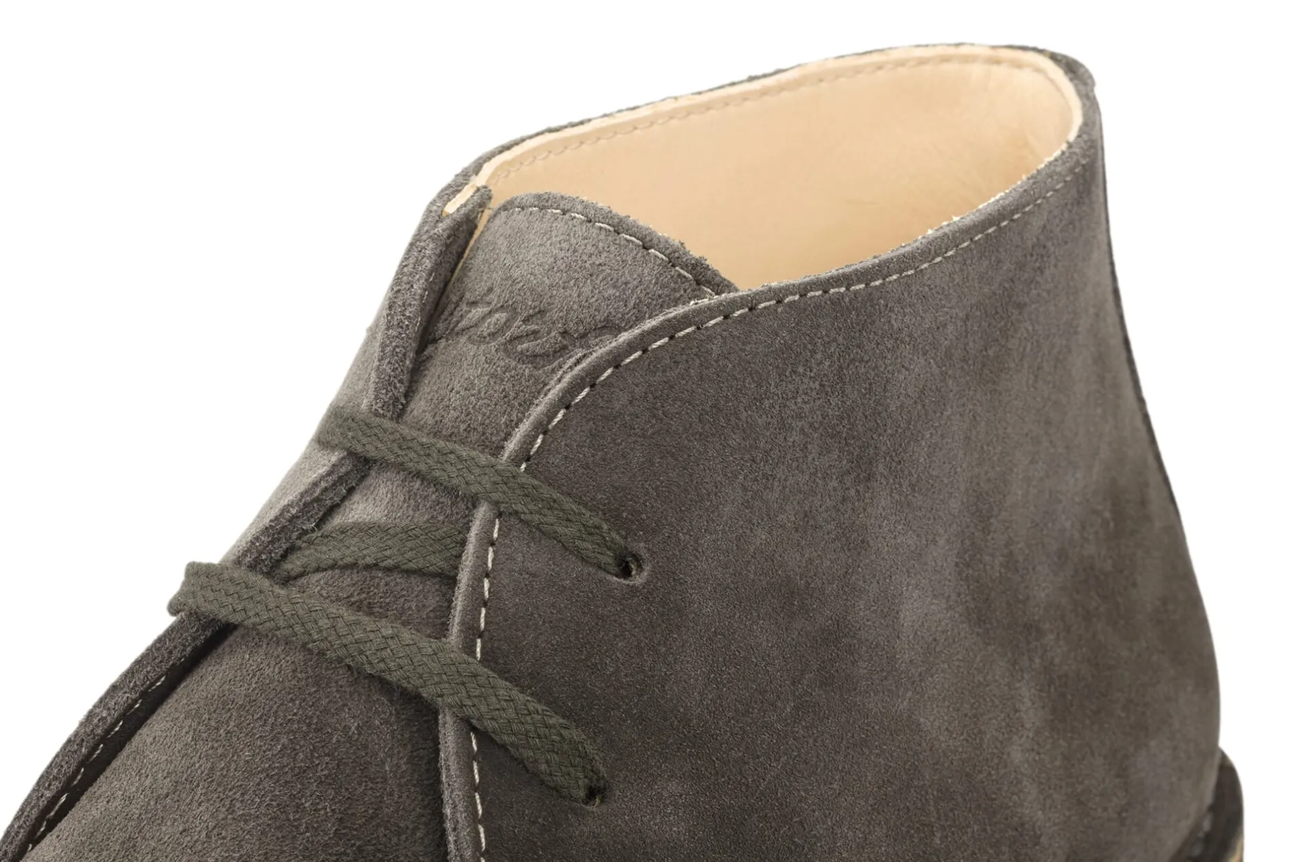 Astorflex Herren-Schnürboot Velours Grau Sale