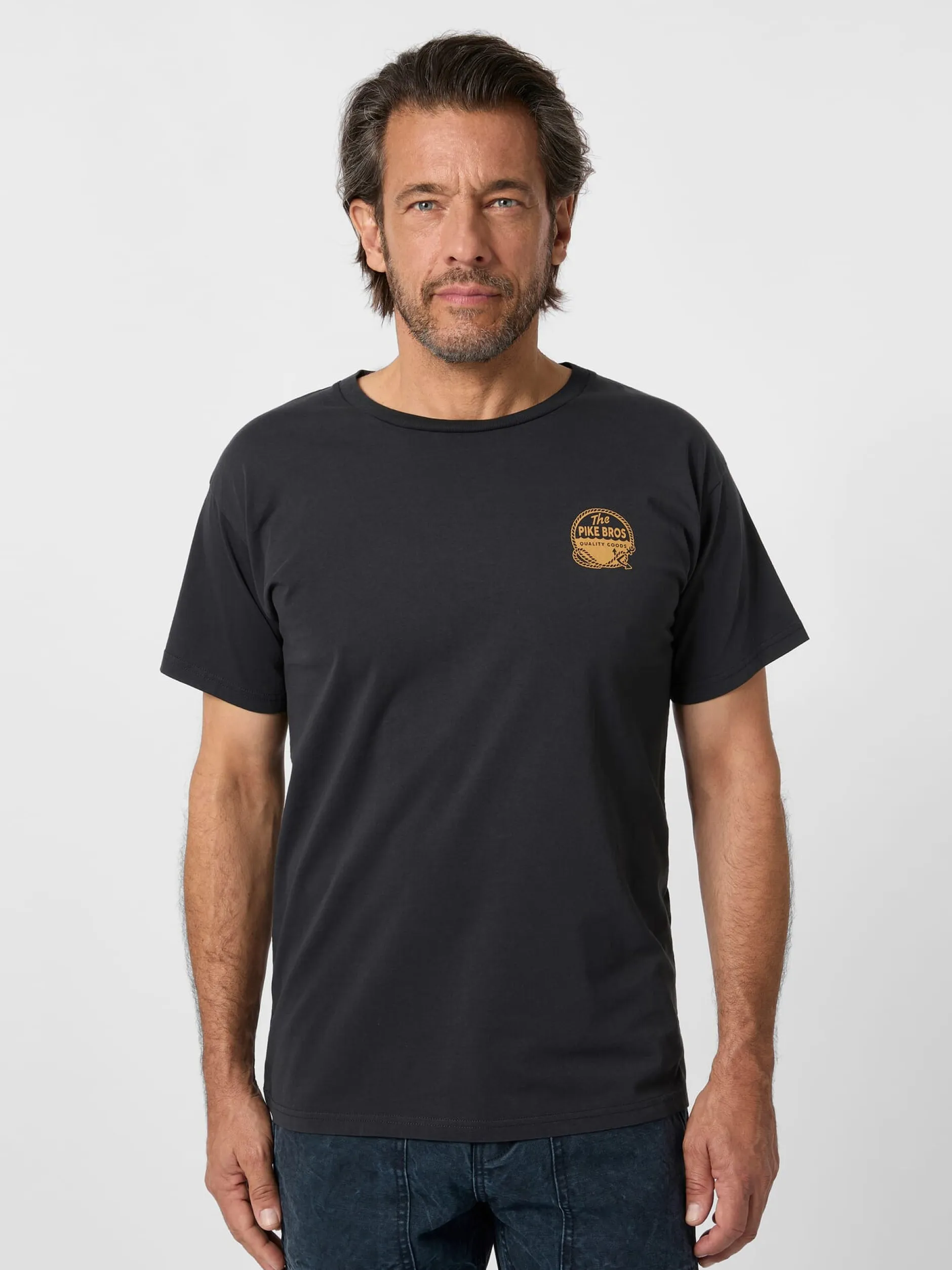 Pike Brothers Herrenshirt mit Print 1969 Navy Discount