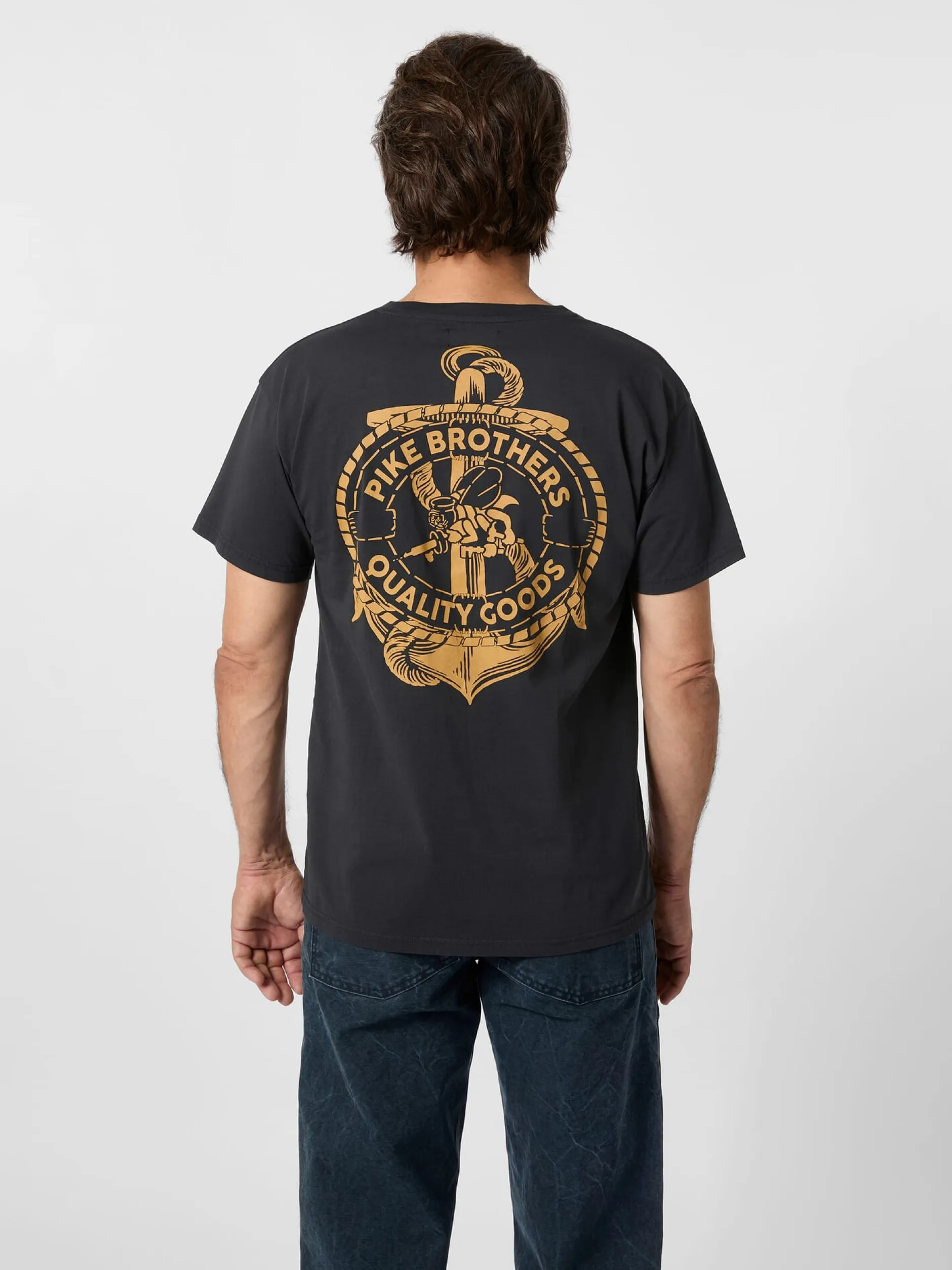 Pike Brothers Herrenshirt mit Print 1969 Navy Discount
