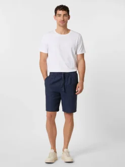 Knowledge Cotton Apparel Herrenshorts Leinen Best
