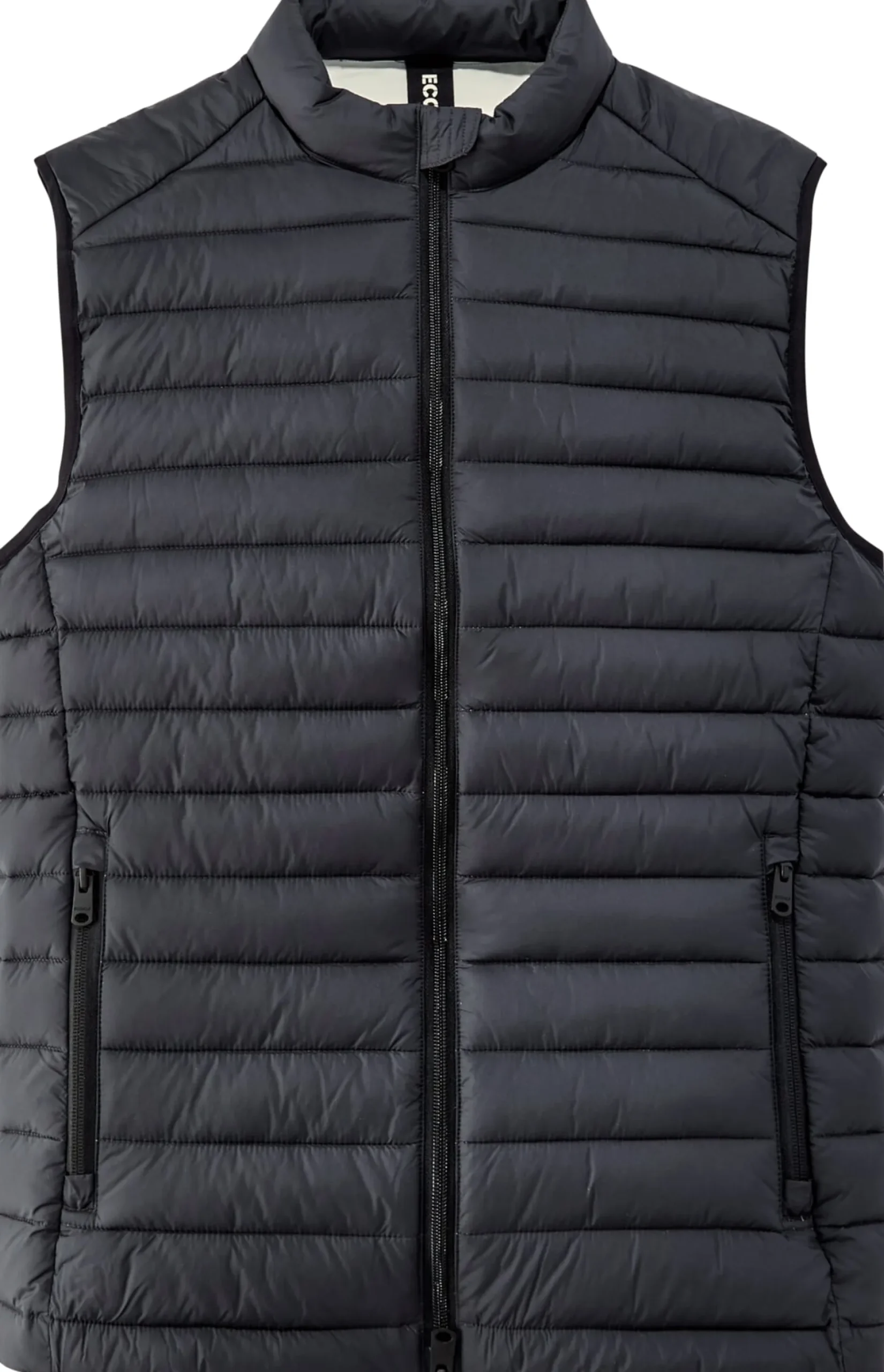 Ecoalf Herren-Steppweste Schwarz New