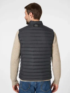 Ecoalf Herren-Steppweste Schwarz New