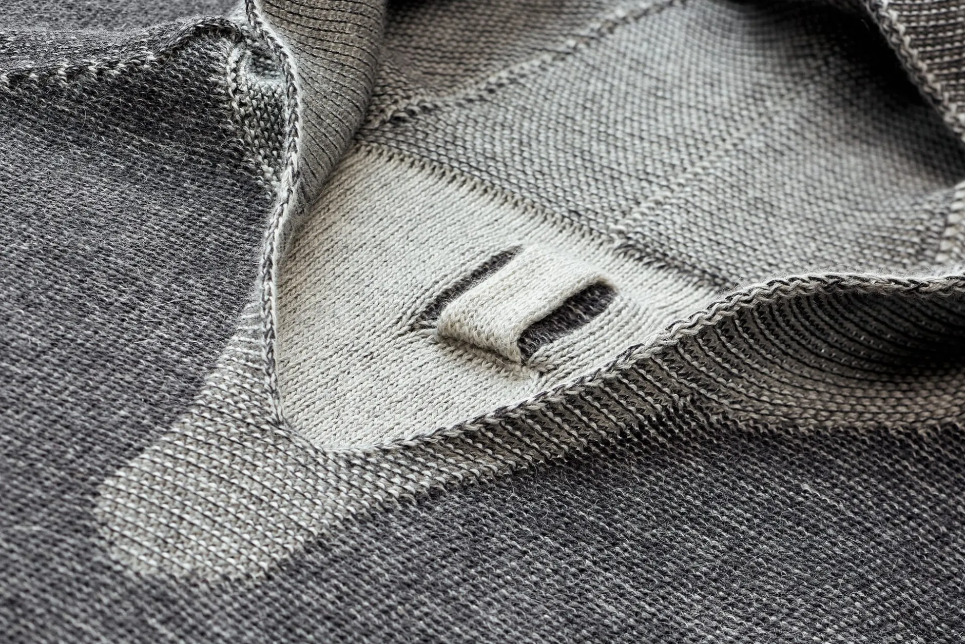 Hannes Roether Herren-Strickhoodie Clearance