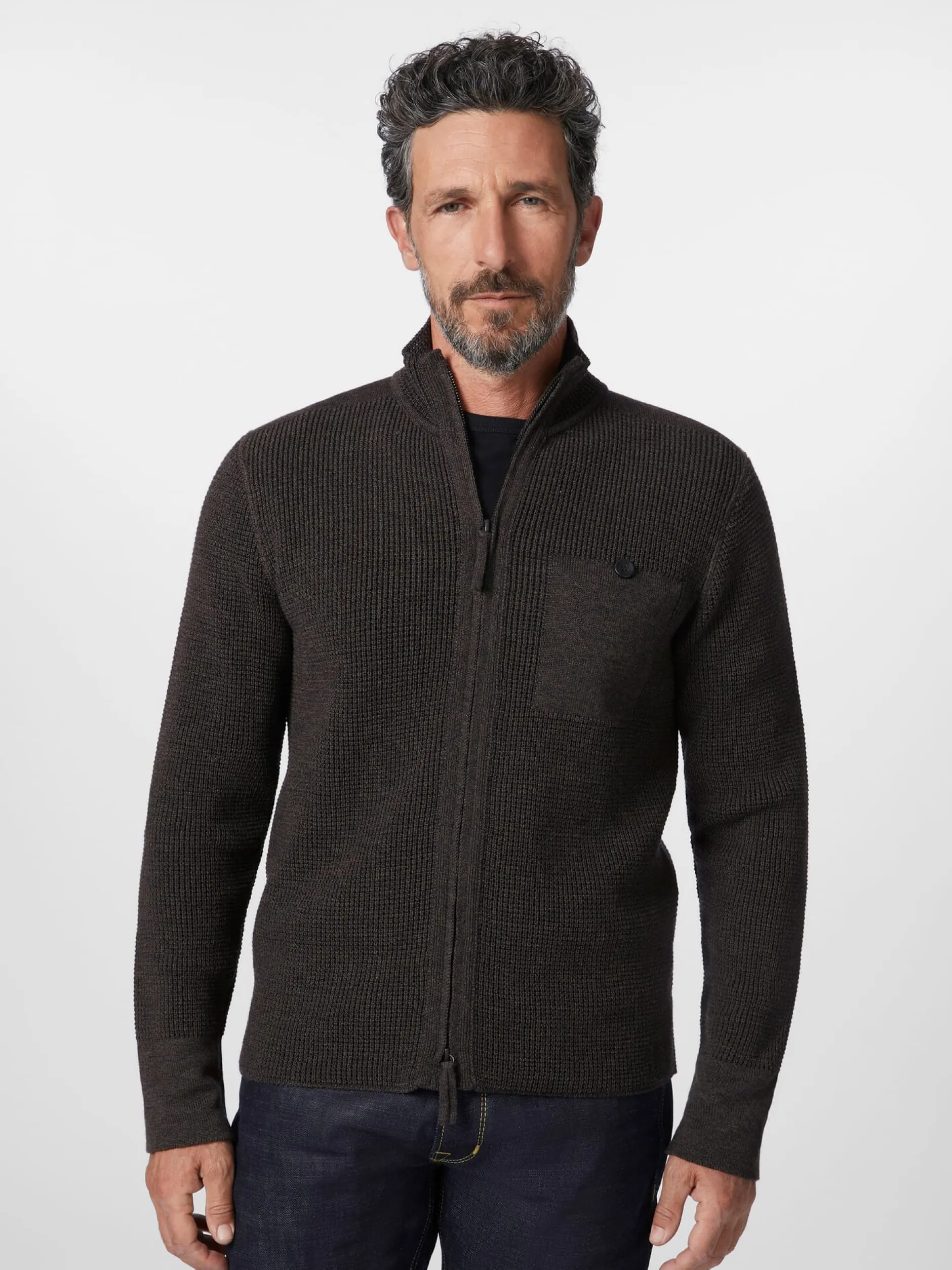 Hannes Roether Herren-Strickjacke Sale