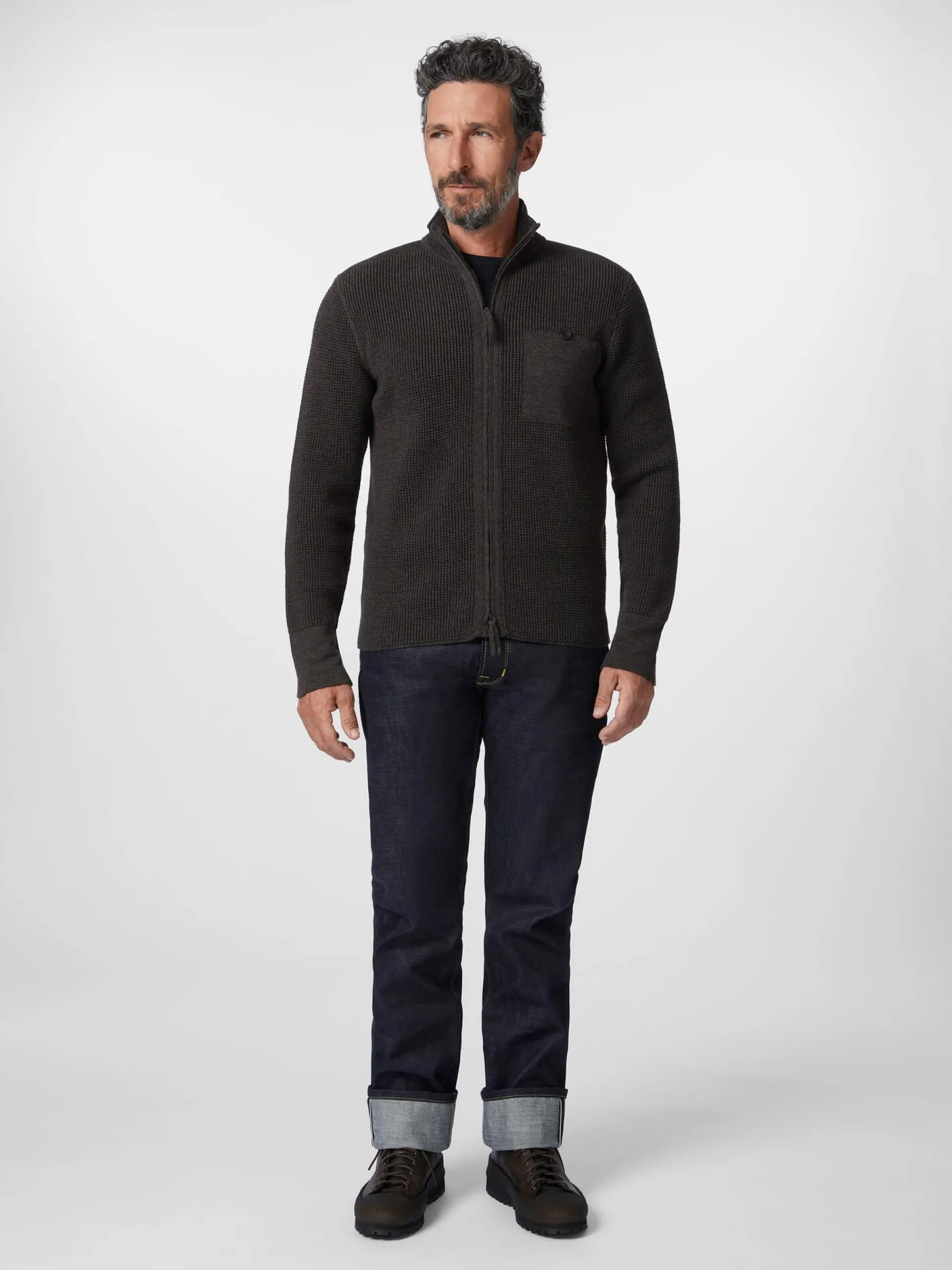 Hannes Roether Herren-Strickjacke Sale