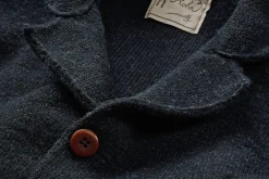 Maglificio GRP Herren-Strickjacke Dunkelblau Discount