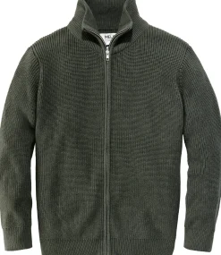 Melawear Herren-Strickjacke mit Zip Sale