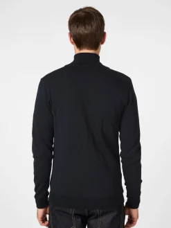 Seldom Herren-Strickjacke mit Zip Navy Best