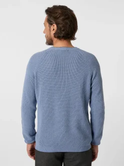 Rifò Herren-Strickpullover Hellblau Hot