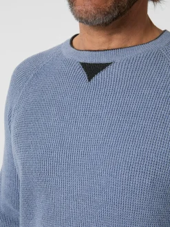 Rifò Herren-Strickpullover Hellblau Hot