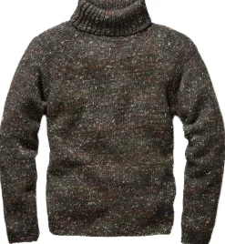 Hansen Herren-Strickpullover Braunmelange Online
