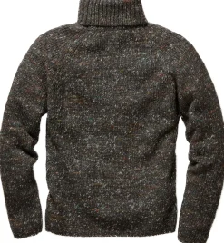 Hansen Herren-Strickpullover Braunmelange Online