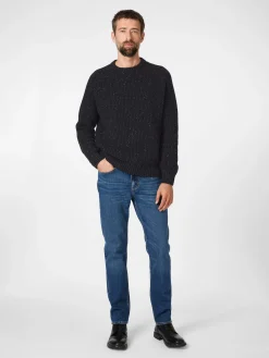 Armedangels Herren-Strickpullover Schwarz Discount