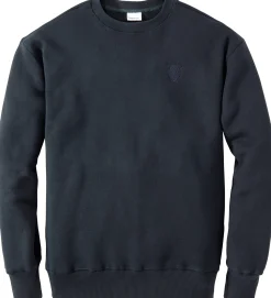 Knowledge Cotton Apparel Herren-Sweatshirt Dunkelblau Sale