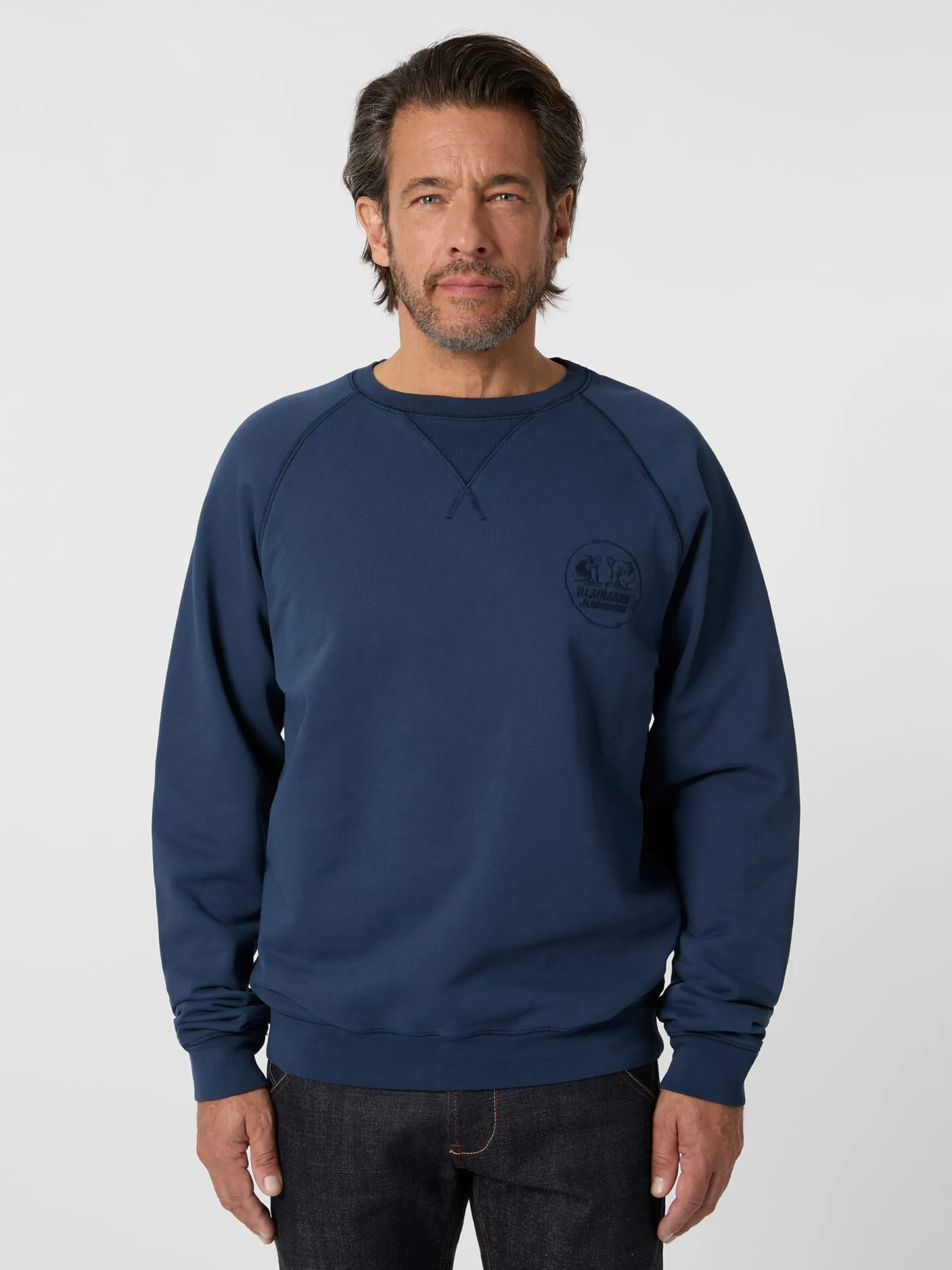 Blaumann Herren-Sweatshirt Blau Clearance