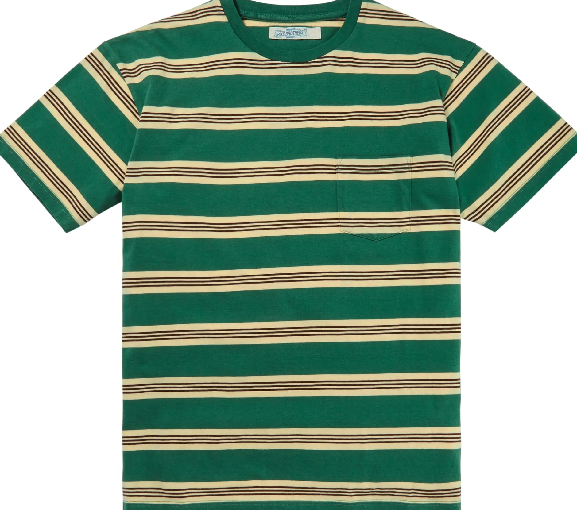 Pike Brothers Herren-T-Shirt 1971 Streifen Sale