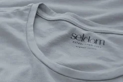 Seldom Herren-T-Shirt Crew Neck Grau Hot