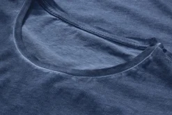 Seldom Herren-T-Shirt Crew Neck Blau Outlet