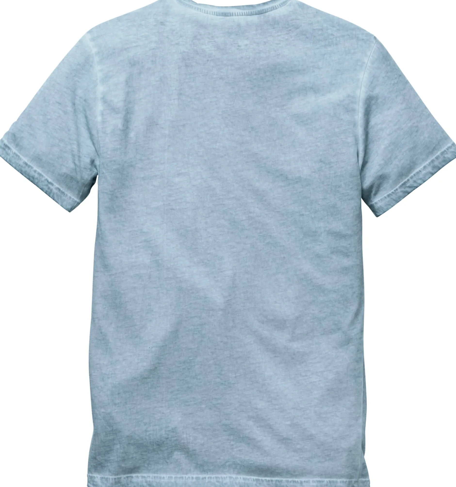 Seldom Herren-T-Shirt Crew Neck Hellblau Online
