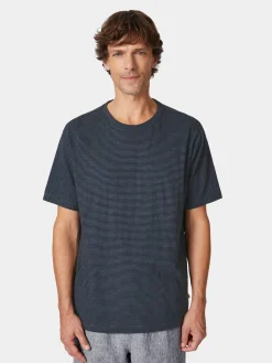 Knowledge Cotton Apparel Herren-T-Shirt gestreift Sale