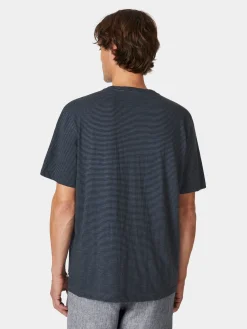 Knowledge Cotton Apparel Herren-T-Shirt gestreift Sale