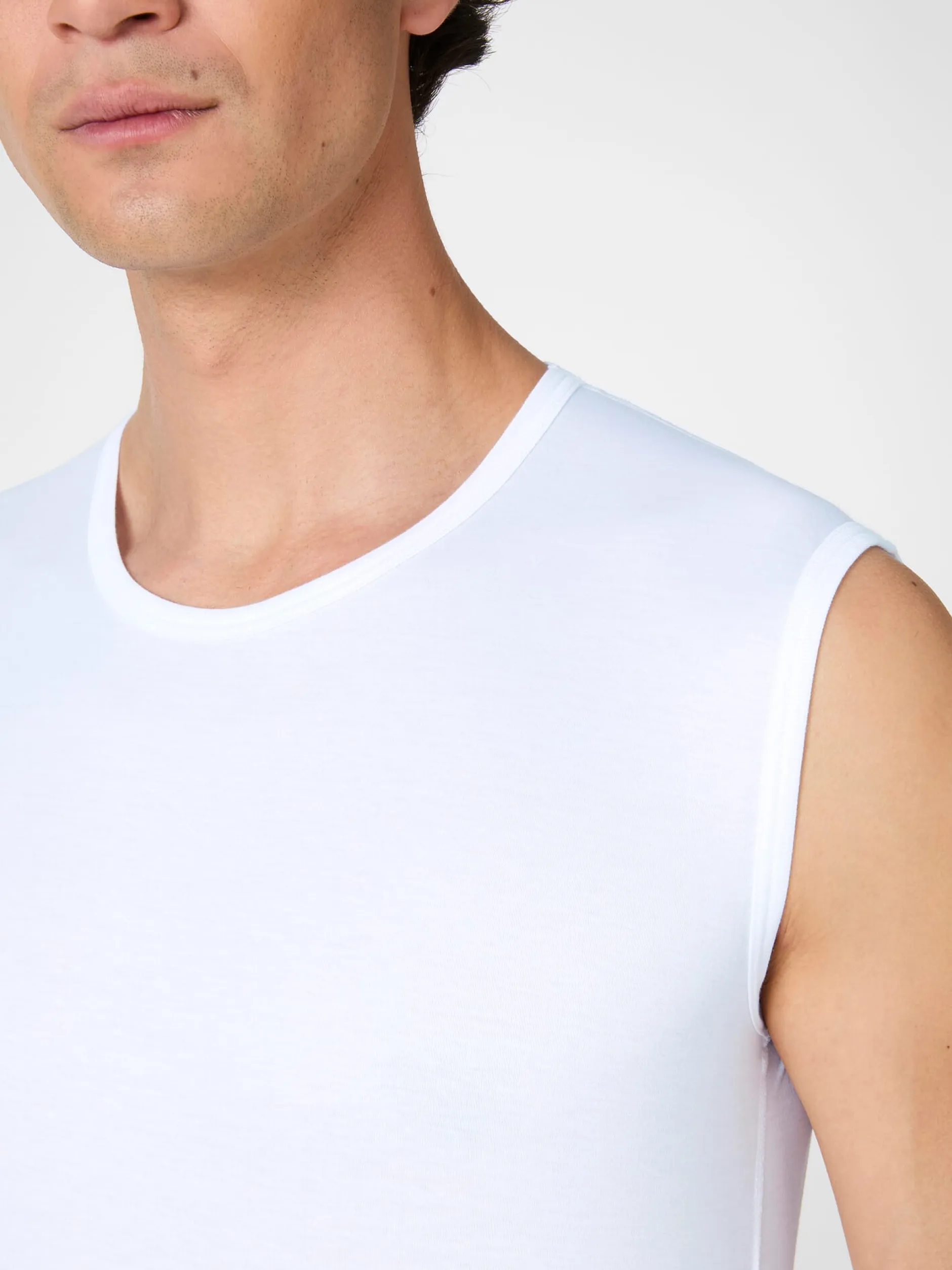Novila Herren-Undershirt Weiß Sale
