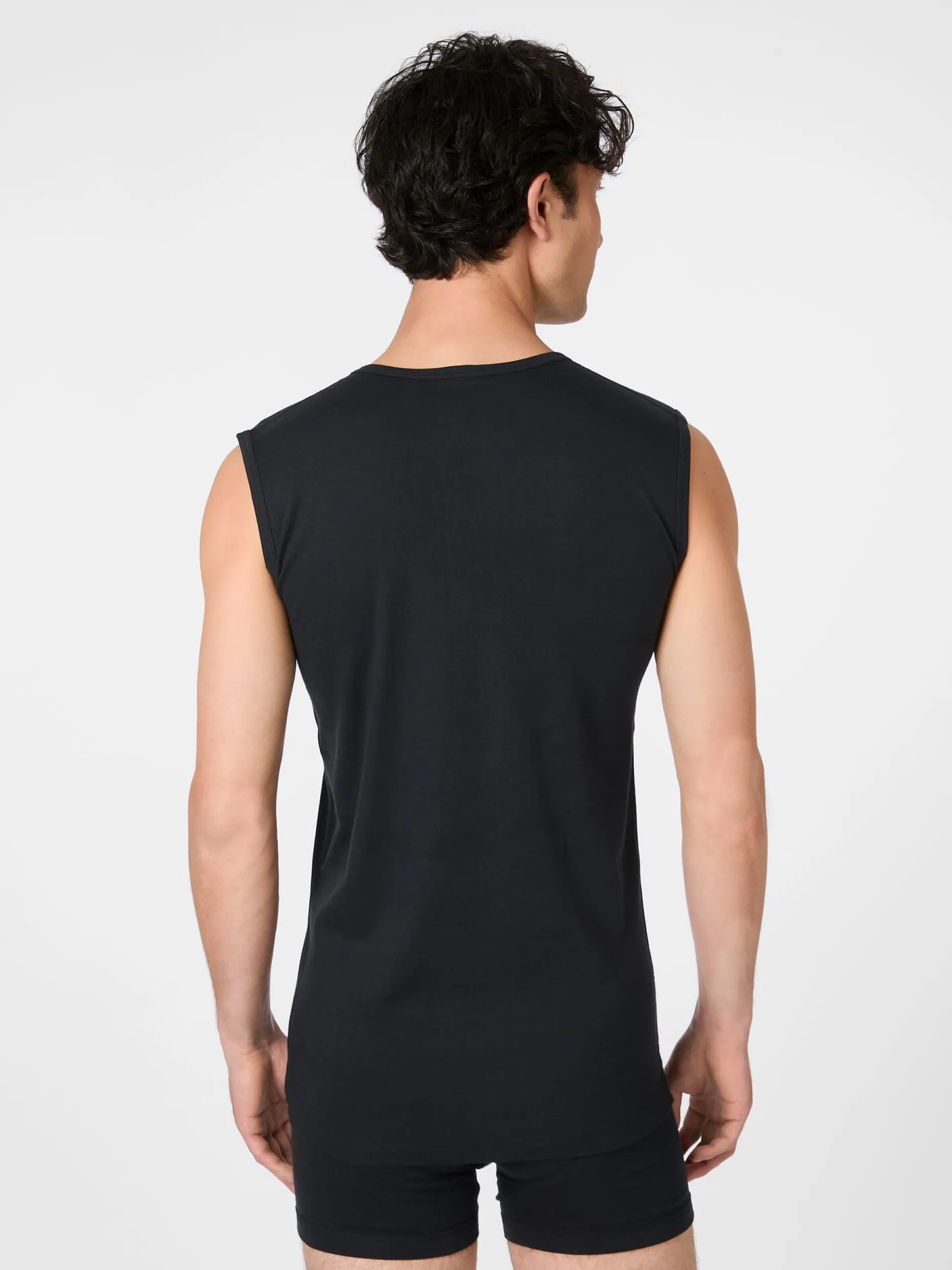 Novila Herren-Undershirt Schwarz Discount