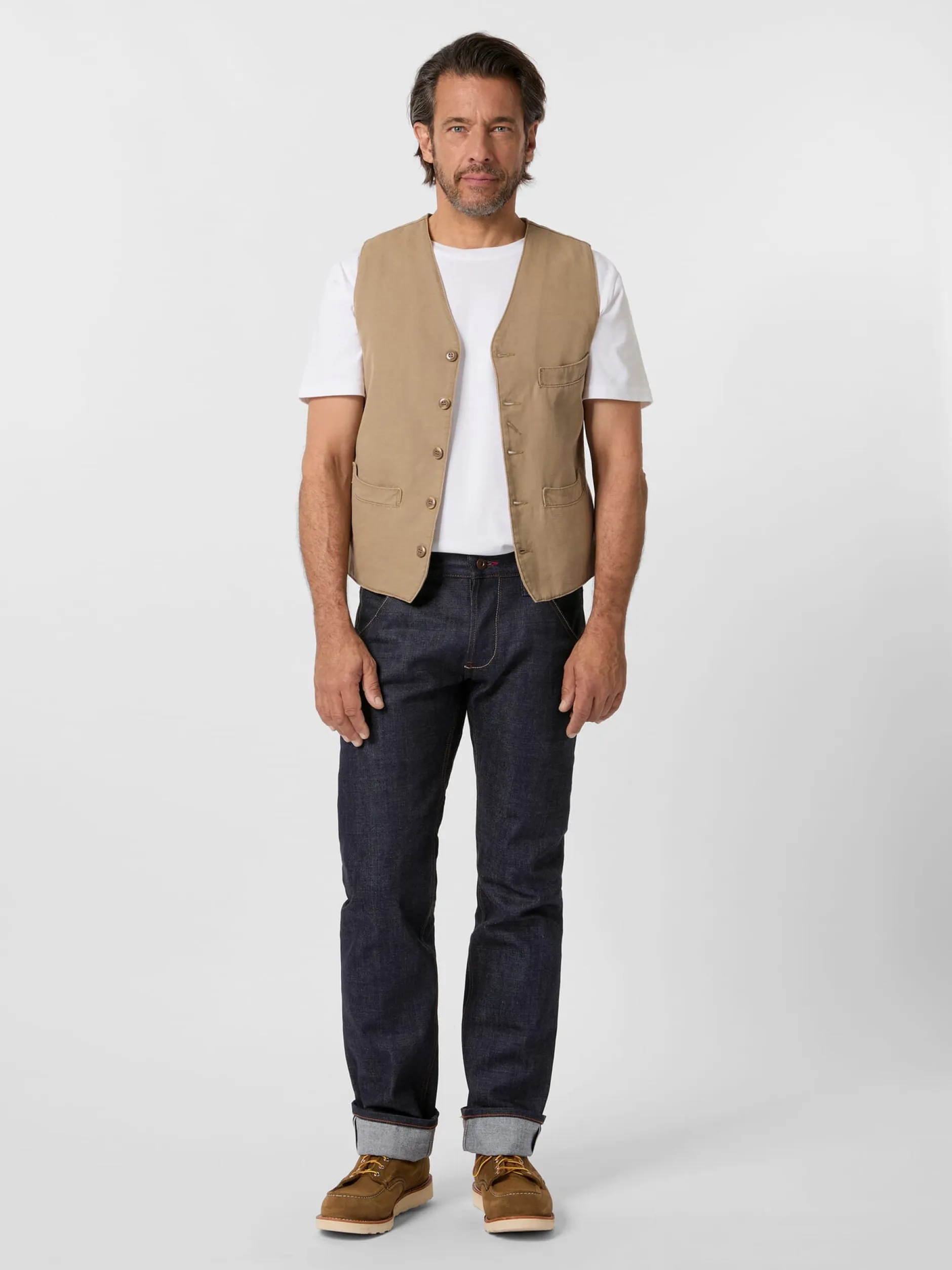 Pike Brothers Herrenweste 1908 Baumwollcanvas New