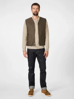 Pike Brothers Herrenweste 1942 gefüttert Hellbraun