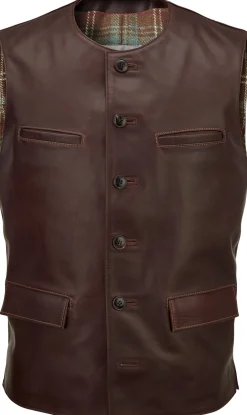 Hack Lederware Herrenweste Pferdeleder Online
