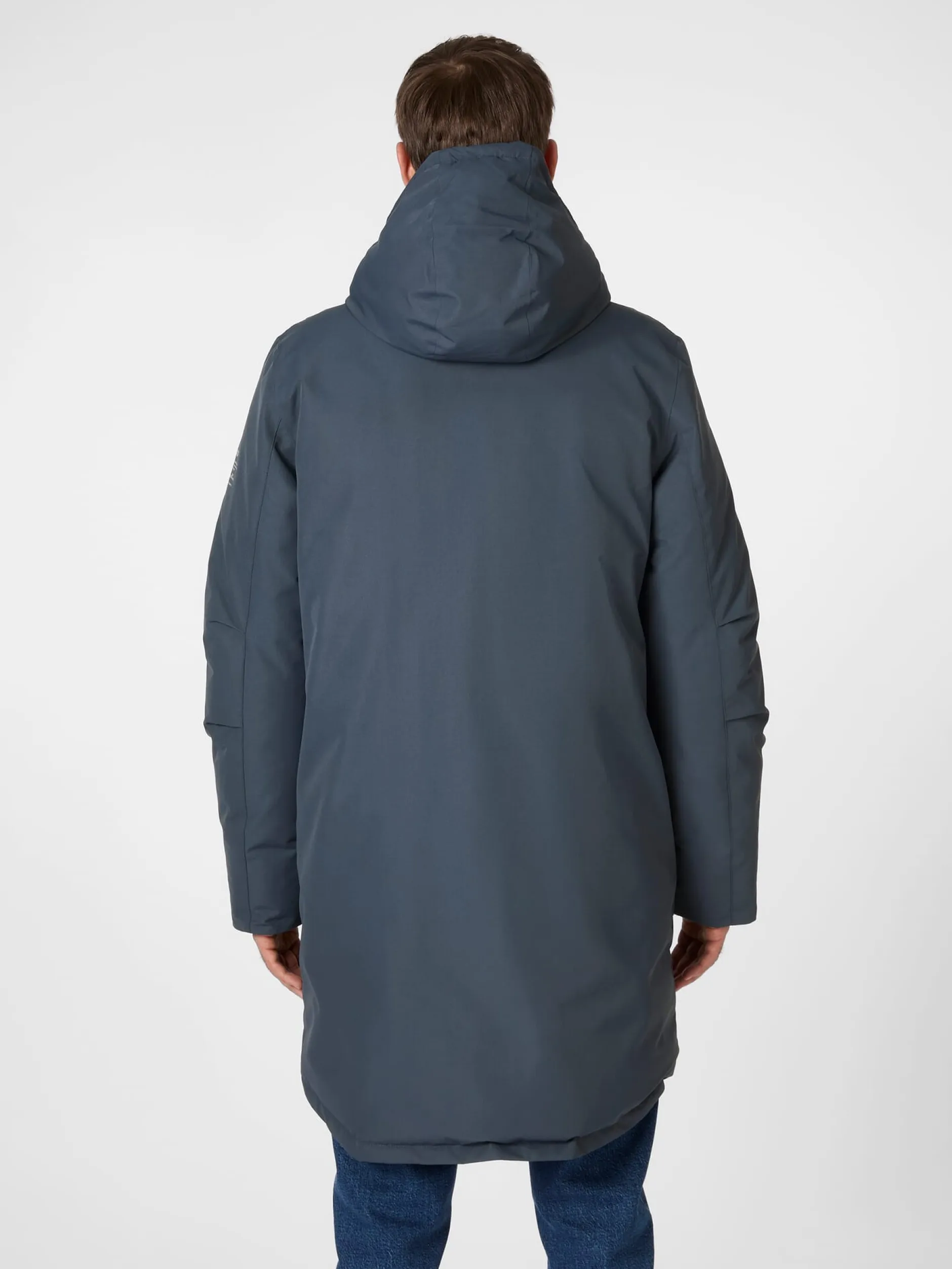 Ecoalf Herren-Winterparka Mittelblau