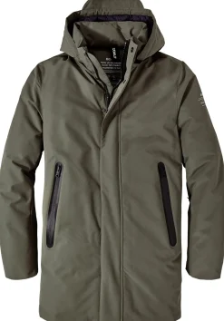 Ecoalf Herren-Winterparka Oliv Clearance
