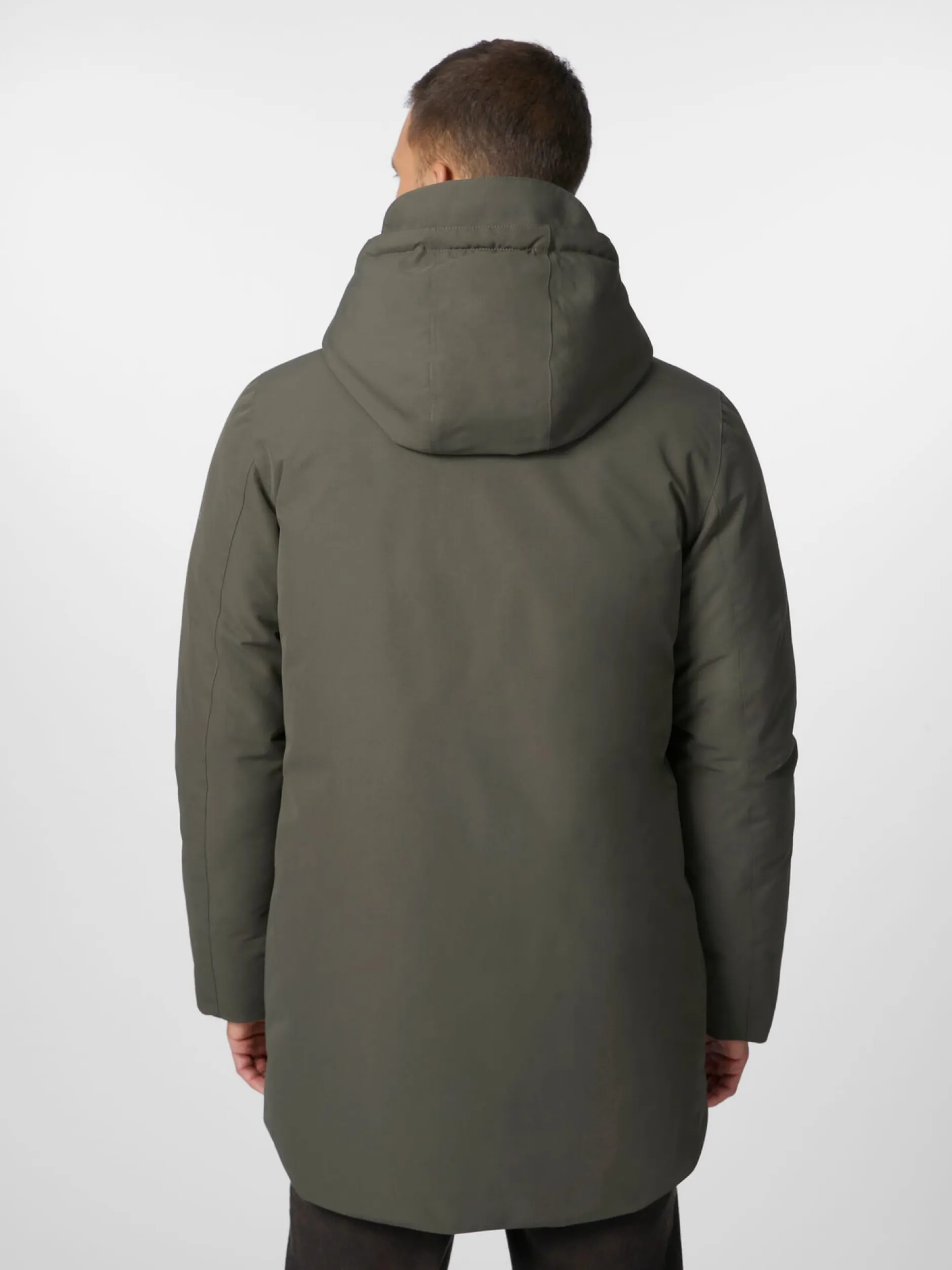 Ecoalf Herren-Winterparka Oliv Clearance