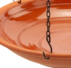 Manufactum Hängende Vogeltränke Terrakotta Hot